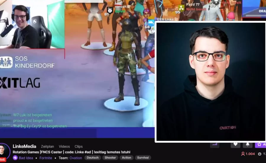 Justin Linke from Hagenburg is the German face of Fortnite