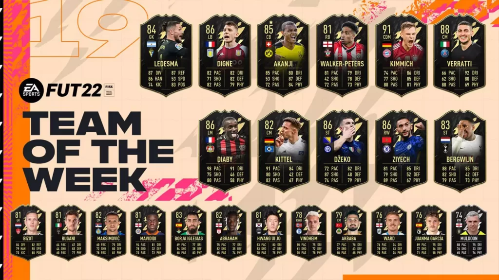 FIFA 22 improves TOTW and shows how FUT is going this year