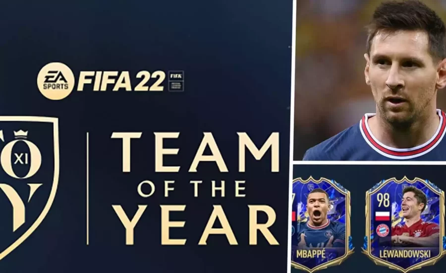 FIFA 22 Team of the Year released