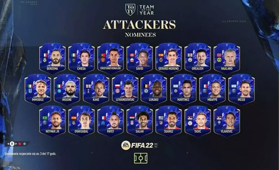 Here are the 22 nominated attackers