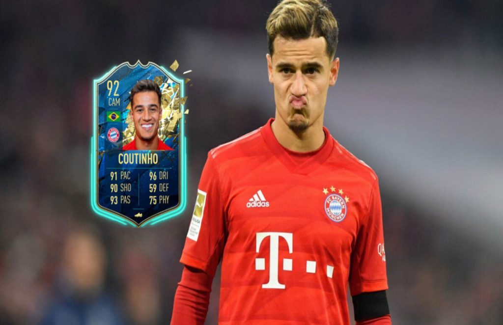 FIFA 20 TOTSSF Coutinho SBC solution