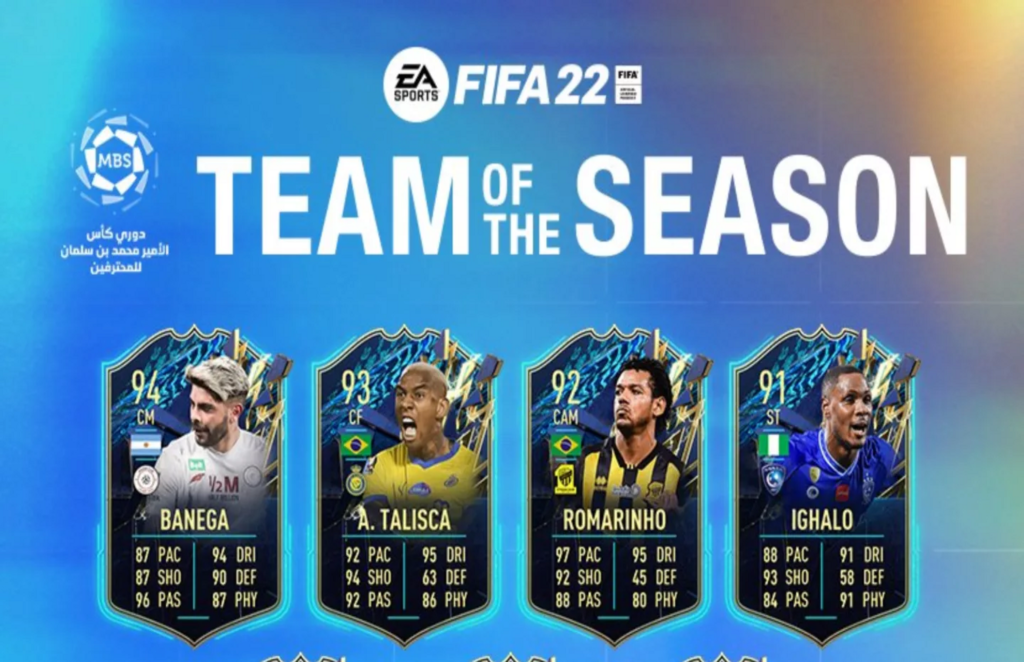 FIFA 22 SPL TOTS brings Talisca, Banega & Ighalo to FUT