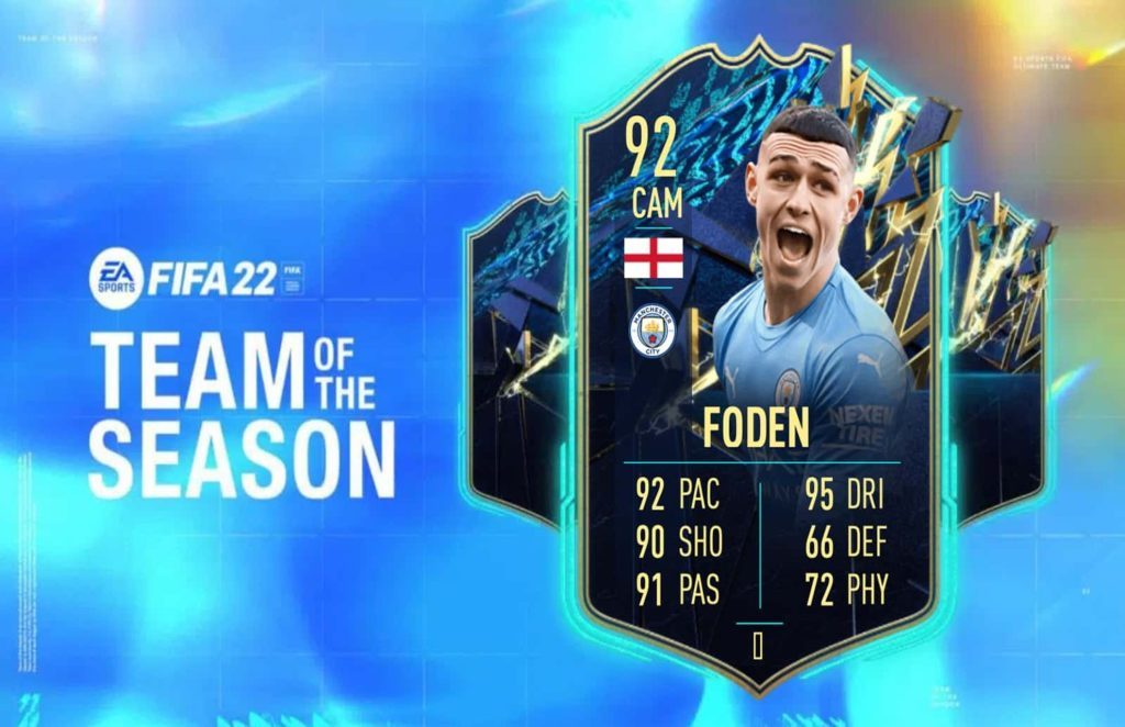 FIFA 22 TOTS Phil Foden cheapest SBC solution