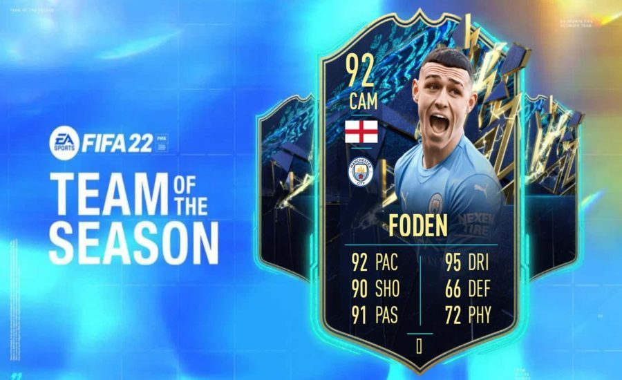 FIFA 22 TOTS Phil Foden cheapest SBC solution