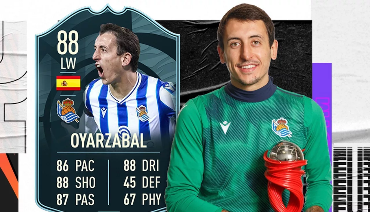 Oyarzabal was named Player of the Month for October in the Spanish La Liga. His strong POTM card is now available in FUT mode. We provide you with the cheapest FIFA 21 La Liga POTM Oyarzabal SBC solution. Oyarzabal from surprise team Real Sociedad succeeds Ansu Fati as La Liga Player of the Month. Another left winger, another from Spain - but is he stronger? Quick Facts about La Liga POTM Oyazarbal Position: RF Nation: Spain League: La Liga OVR: 88 Weak foot: 3 stars Special moves: 3 stars Price: about 57,000 coins Expiration: 04 December Is La Liga POTM Oyarzabal's card worth it? Oyarzabal's new special card slots in, tied on points with Belgium's Eden Hazard, as the No. 1 left winger in Spain's La Liga. What the Spaniard lacks in pace (86), he makes up for in high shooting and passing values. Not quite as agile as Hazard, he hits better crosses and is more goal-threatening. Whether as a preparer with Engine Chemistry Style or as a goal scorer with Hunter: La Liga POTM Oyarzabal looks good and gets to 91-92 OVR at his position. For the price called, the card is well worth the money.