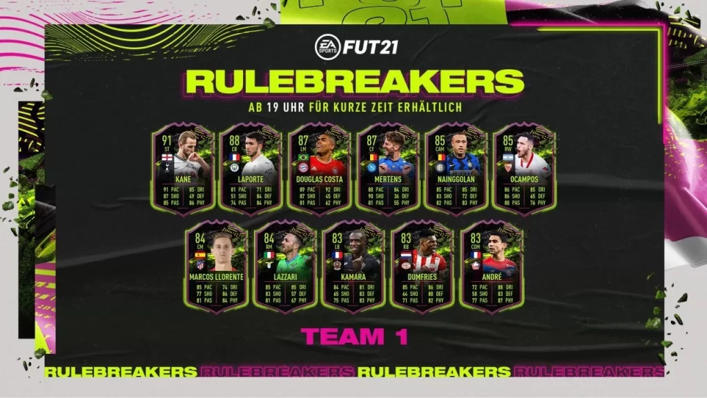 FIFA 21 Rulebreakers Halloween-Promo ist live