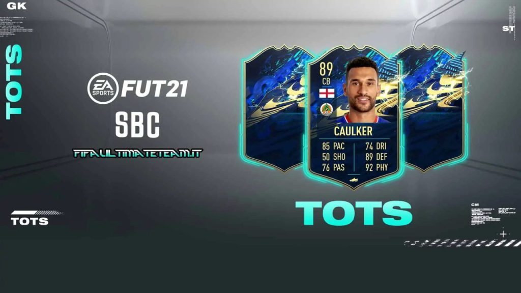 FIFA 21: Steven Caulker TOTS SBC - Cheapest solution