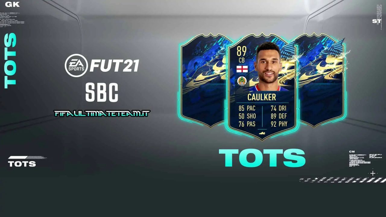 FIFA 21: Steven Caulker TOTS SBC - Cheapest solution