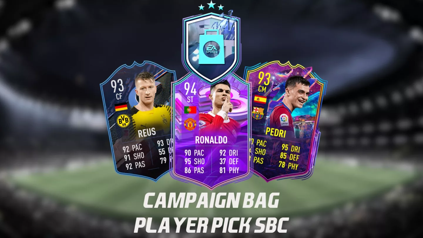 FIFA 22 FUT Campaign Player Pick SBC - Cheapest Solution