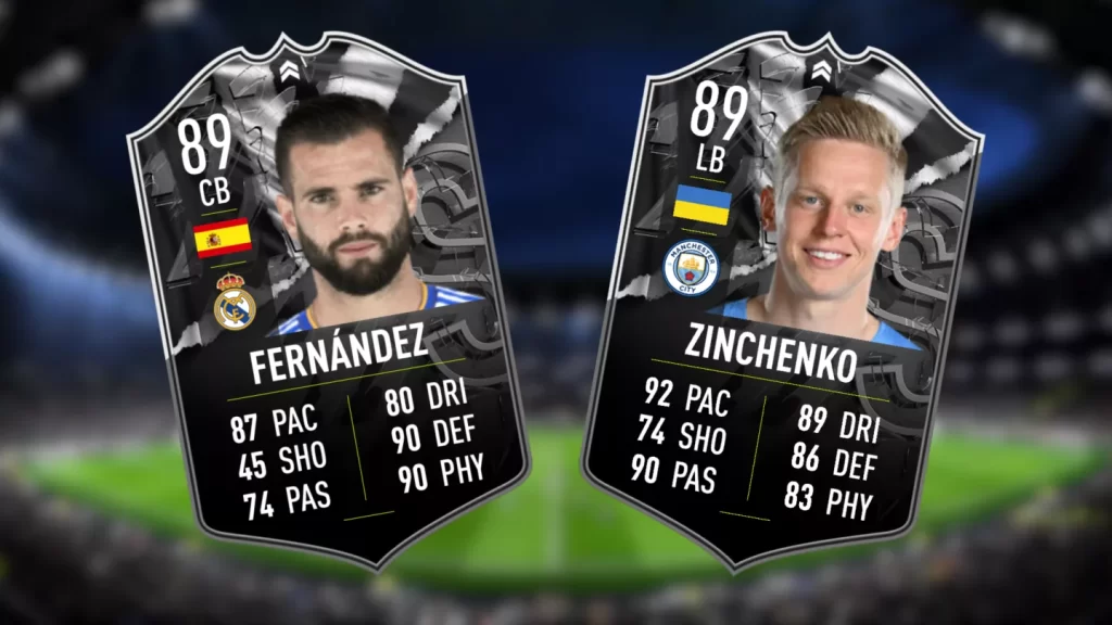 FIFA 22 New Showdown SBC with Zinchenko & Nacho - Cheapest solution