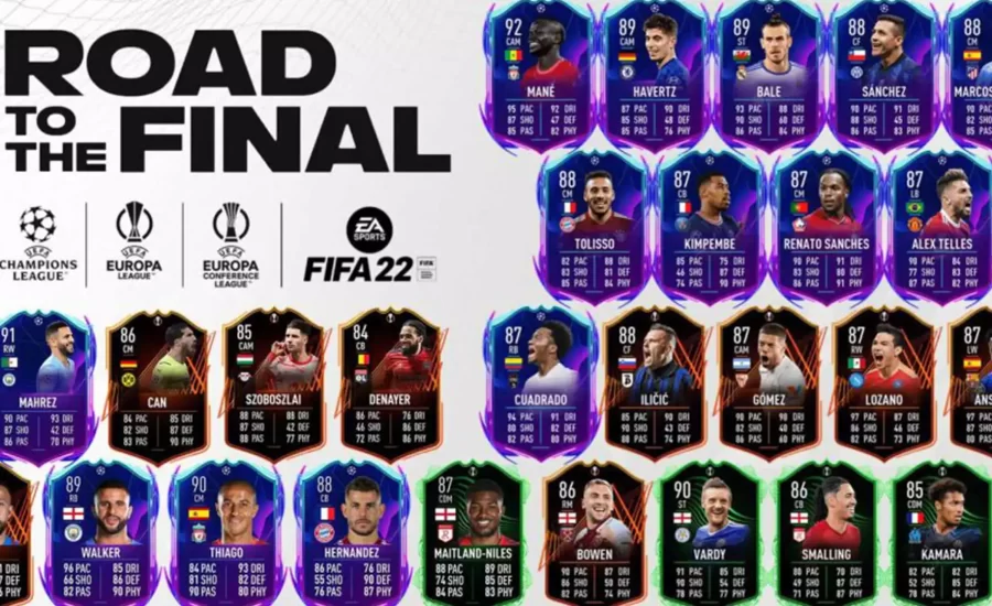 FIFA 22 RTTF Tracker All final upgrades and values of the players