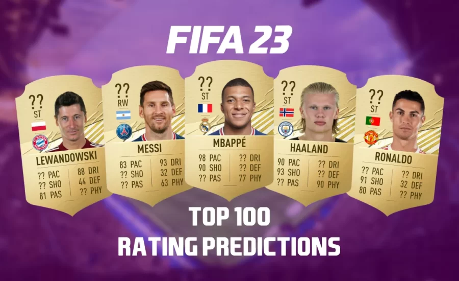 FIFA 23 Top 100 Rating Predictions