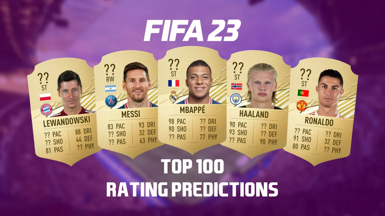 FIFA 23 Top 100 Rating Predictions