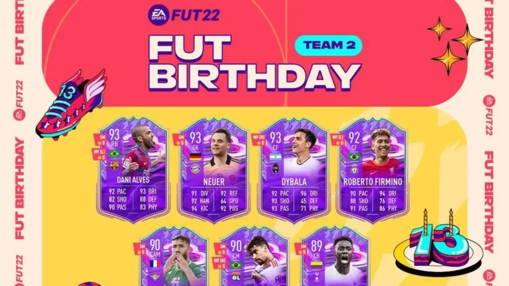 FIFA 22 FUT Birthday: Token Tracker and all players