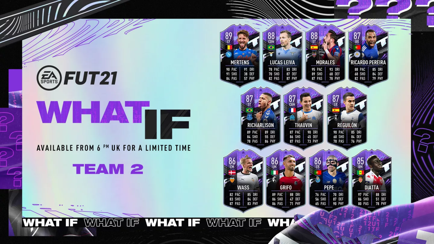 FUT What if-Team 2: All players and upgrades - with Mertens & Grifo