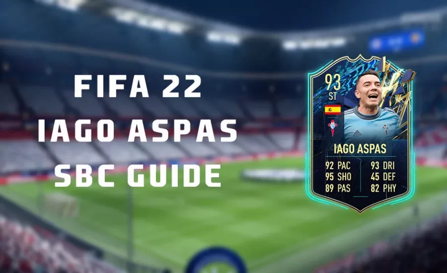 FIFA 22 Iago Aspas TOTS SBC - Cheapest Solutions