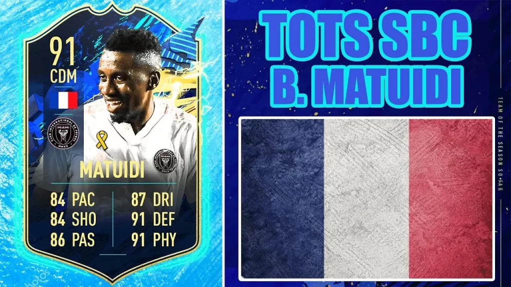 FIFA 21: Blaise Matuidi TOTS SBC - Cheapest solution