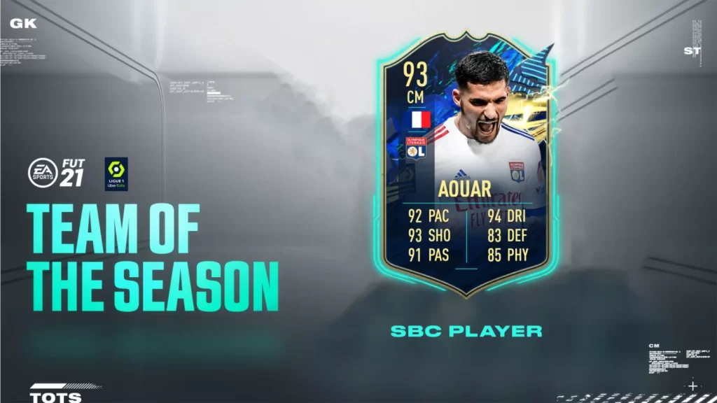 FIFA 21: Houssem Aouar TOTS SBC - Cheapest solution