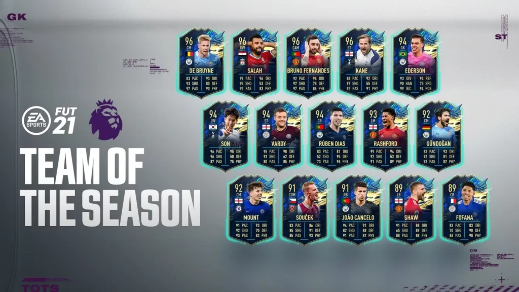 FIFA 21: Premier League TOTS with Salah and De Bruyne