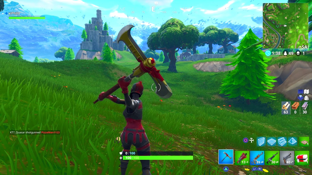 Fortnite Pickaxes - Axecalibur