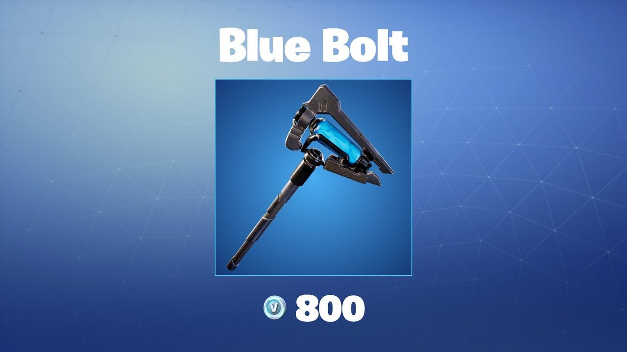 Fortnite Pickaxes - Blue Bolt