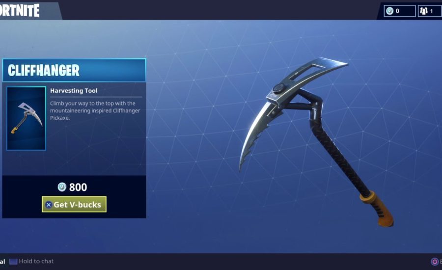 Fortnite Pickaxes - Cliffhanger