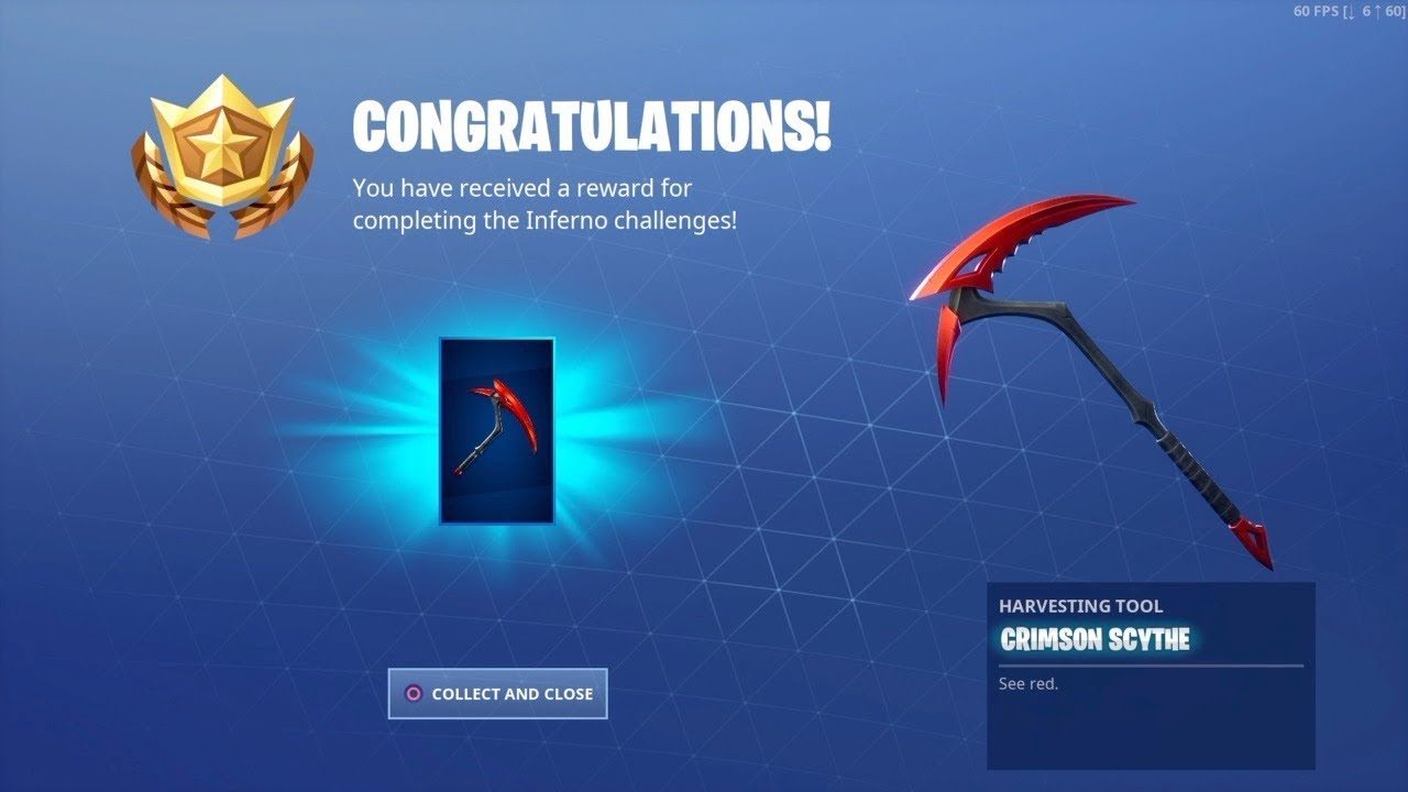 Fortnite Pickaxes - Crimson Scythe