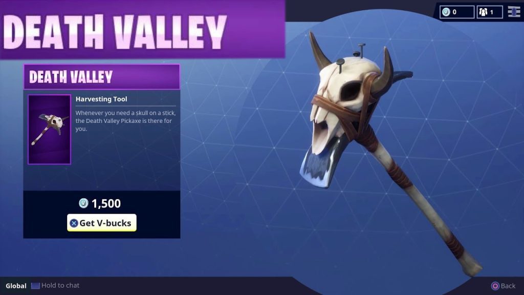 Fortnite Pickaxes - Death Valley