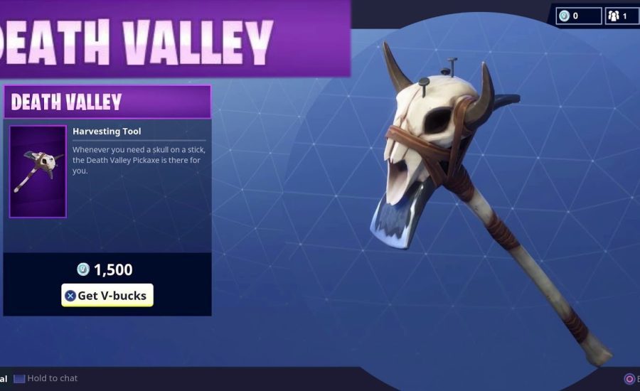 Fortnite Pickaxes - Death Valley