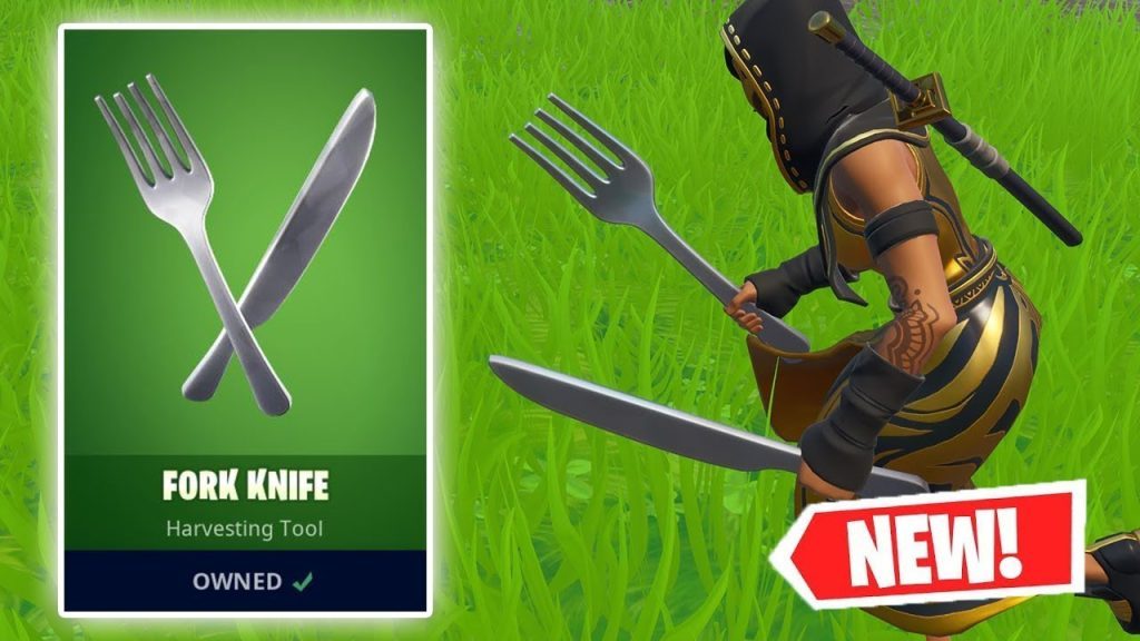 Fortnite Pickaxes - Fork Knife