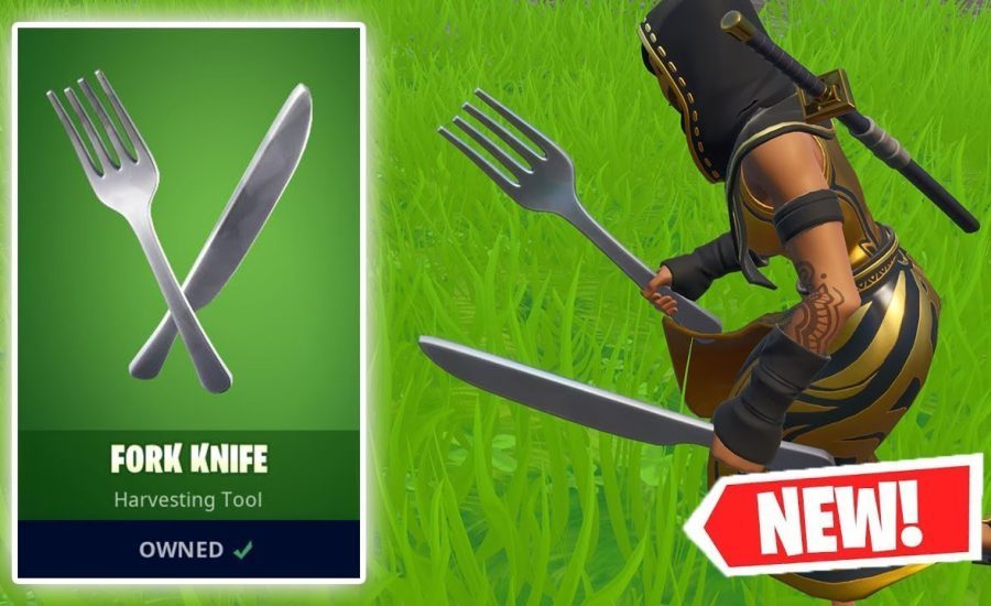 Fortnite Pickaxes - Fork Knife