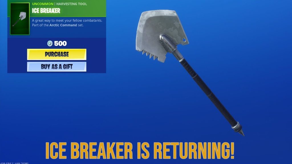 Fortnite Pickaxes - Ice Breaker