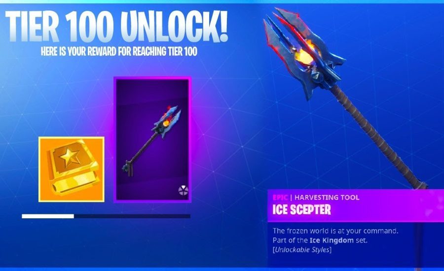 Fortnite Pickaxes - Ice Scepter