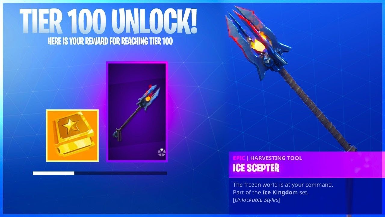 Fortnite Pickaxes - Ice Scepter