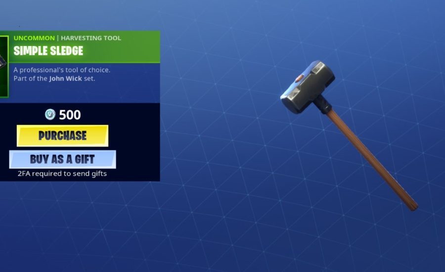 Fortnite Pickaxes - Simple Sledge