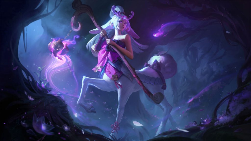 LoL League of Legends – Possible splashart for new champion Lilia leaked