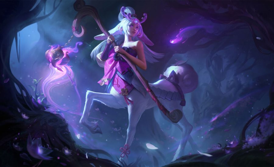 LoL League of Legends – Possible splashart for new champion Lilia leaked