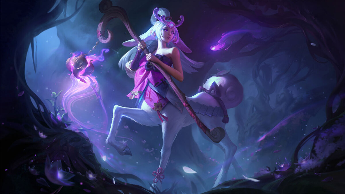 LoL League of Legends – Possible splashart for new champion Lilia leaked