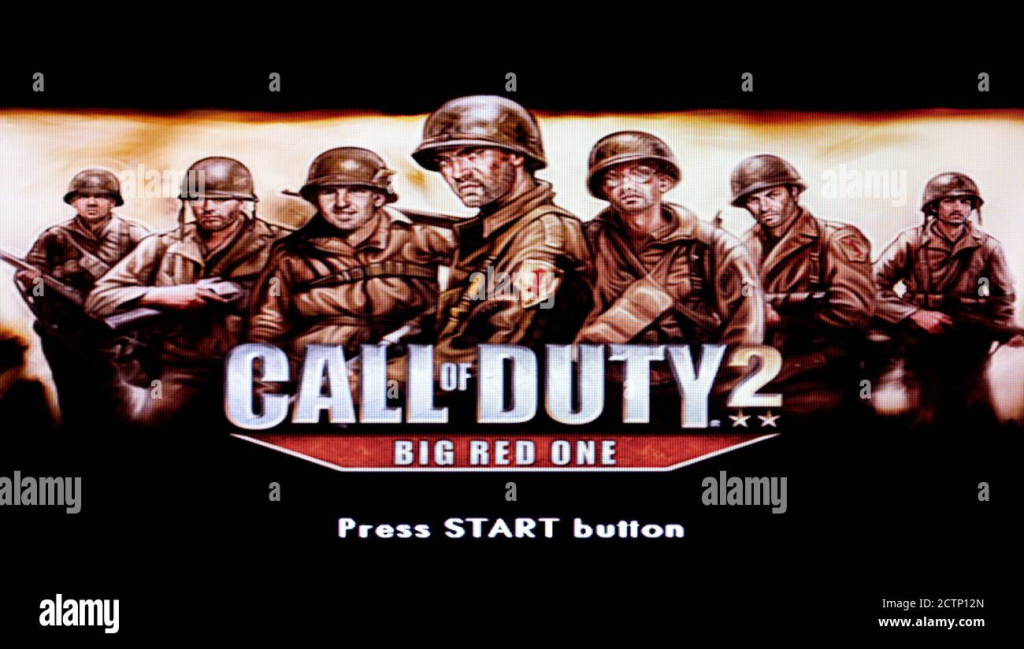 https://c8.alamy.com/comp/2CTP12N/call-of-duty-big-red-one-sony-playstation-2-ps2-editorial-use-only-2CTP12N.jpg