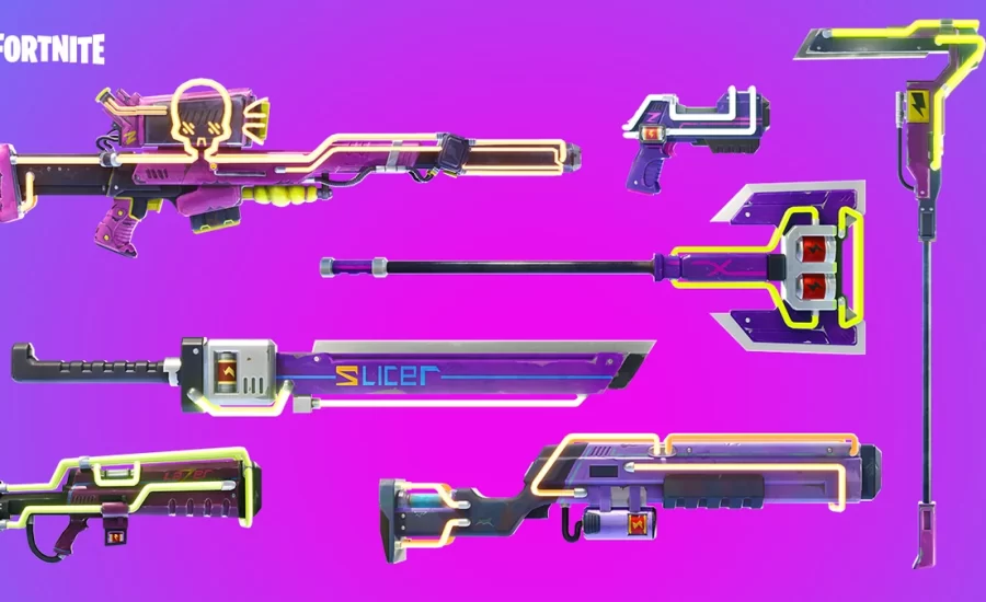 Weapons Fortnite - Neon Weapons