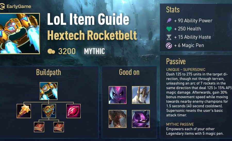 League of Legends Guides- Hextech Rocketbelt