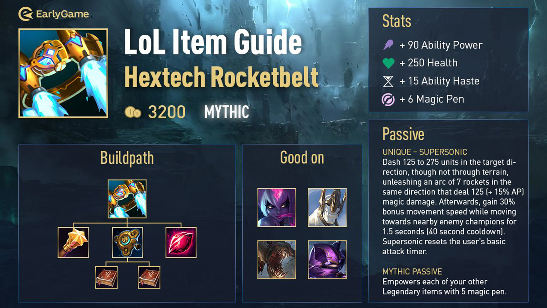 League of Legends Guides- Hextech Rocketbelt