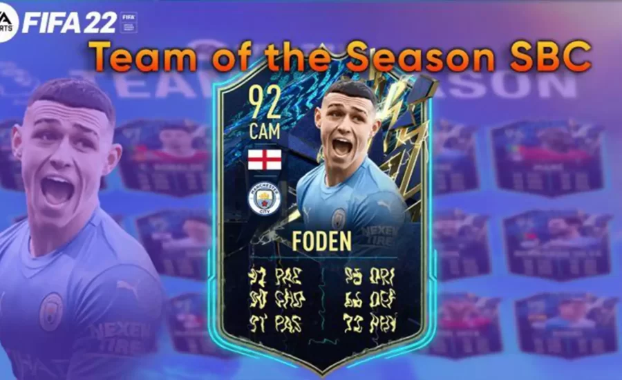 Solution of Special Premier League TOTS Phil Foden SBC in FIFA 22