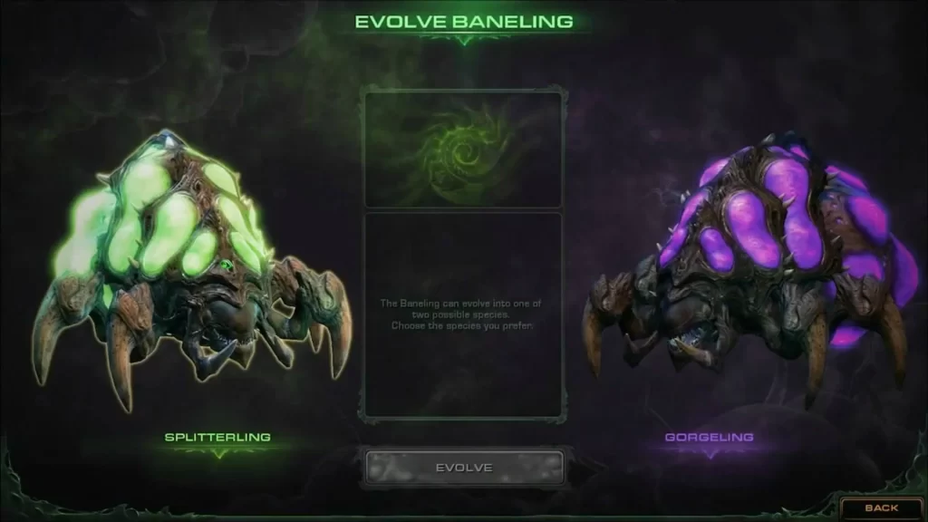 Starcraft Missions - Baneling Evolution