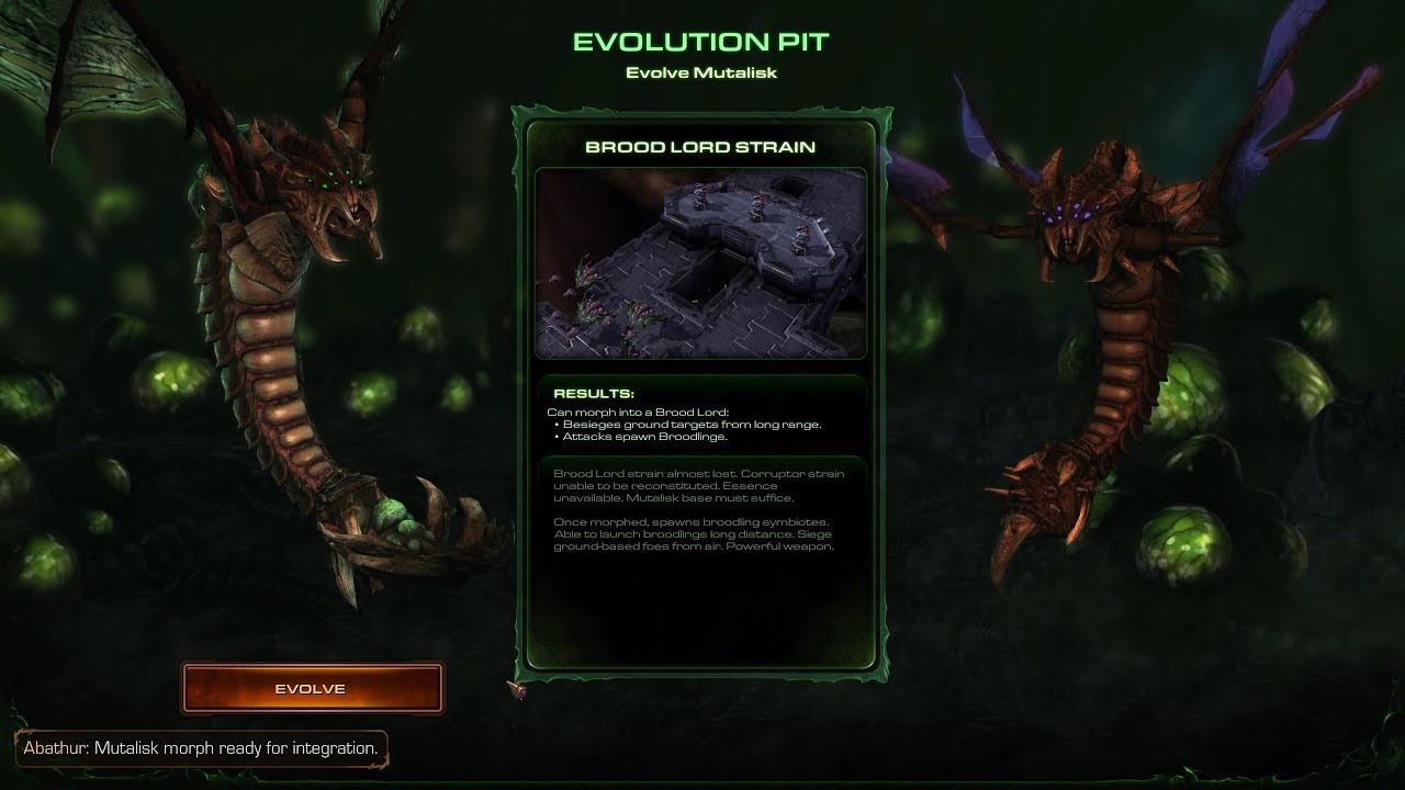 Starcraft Missions - Evolution of Mutalisks