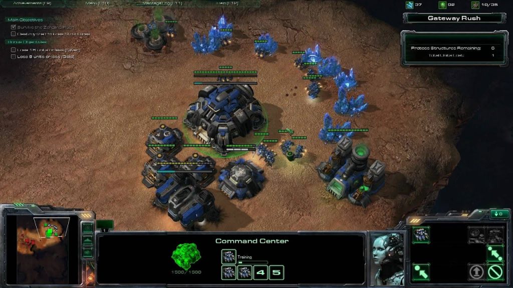 Starcraft Missions - Rush Defense