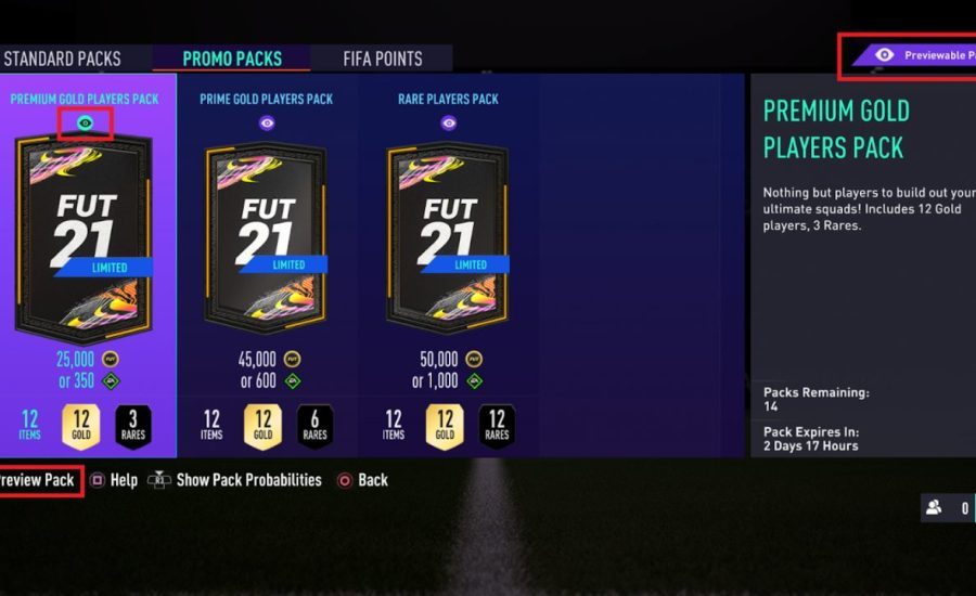 FUT Preview Packs in FIFA 21 - What's behind them?