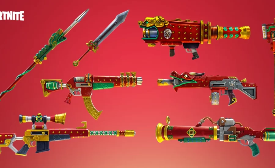 Weapons Fortnite - Dragon Weapons