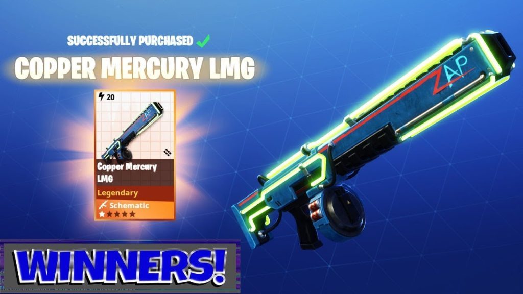 Weapons Fortnite - Mercury LMG