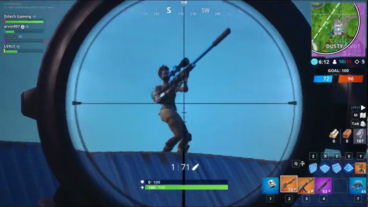 Weapons Fortnite - Scoped Bullseye